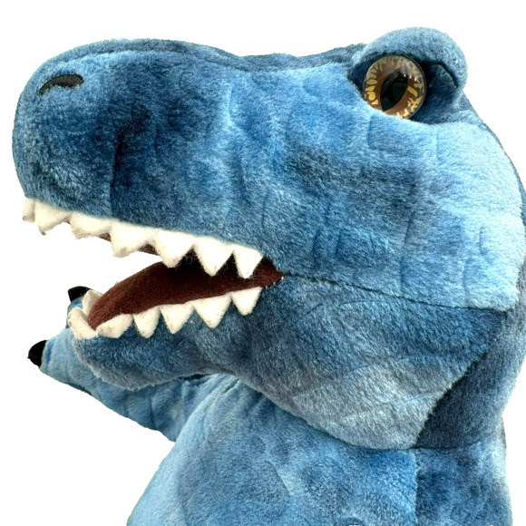 Build a Bear Workshop 16" Blue T-Rex Dinosaur Plush Stuffed Animal 2019 Retired‎ - Picture 1 of 8